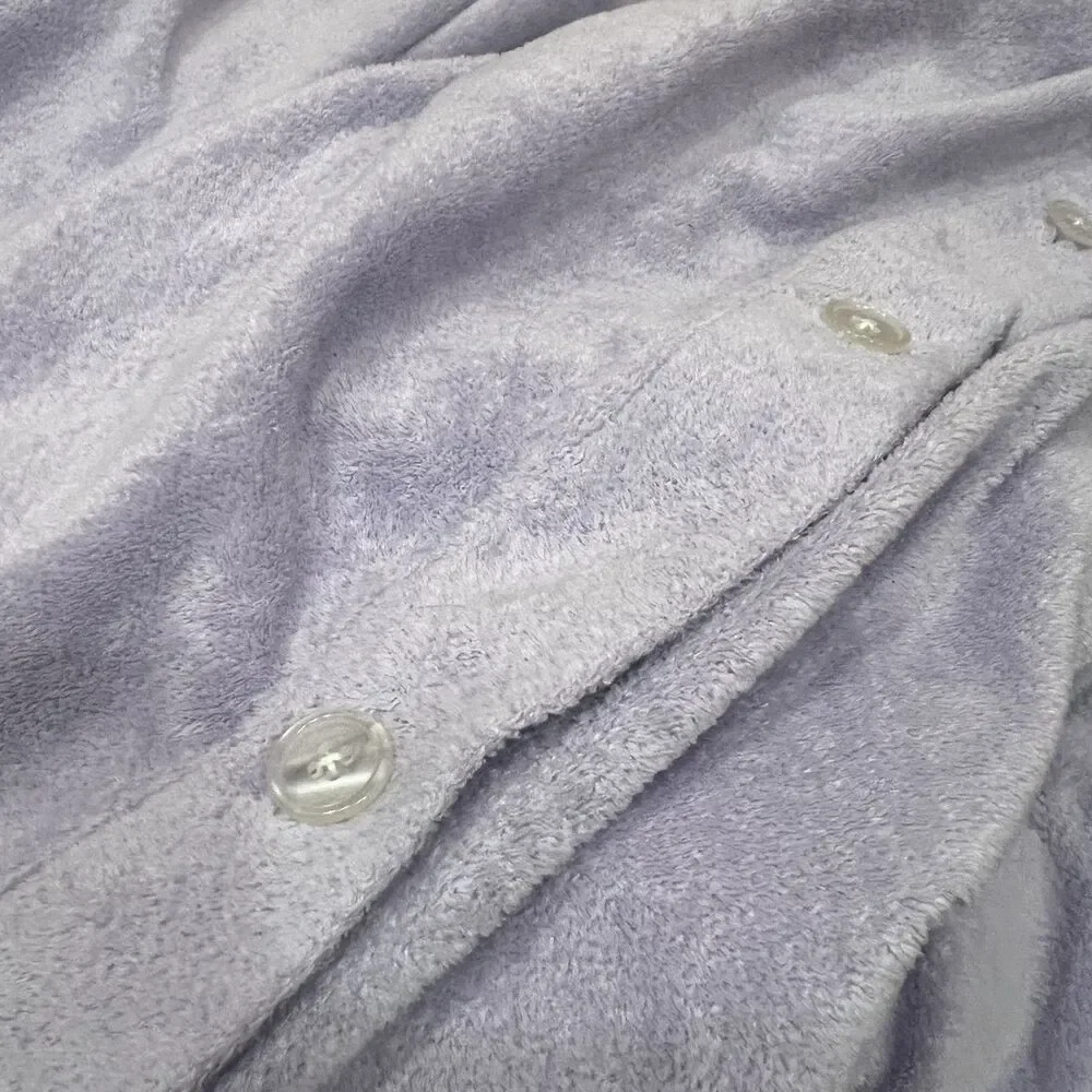 Pottery Barn Kids Chamois Duvet Cover Full Queen Lavender purple soft bedding